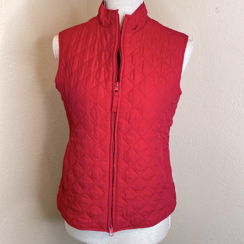 Relatively Red Quilted Vest